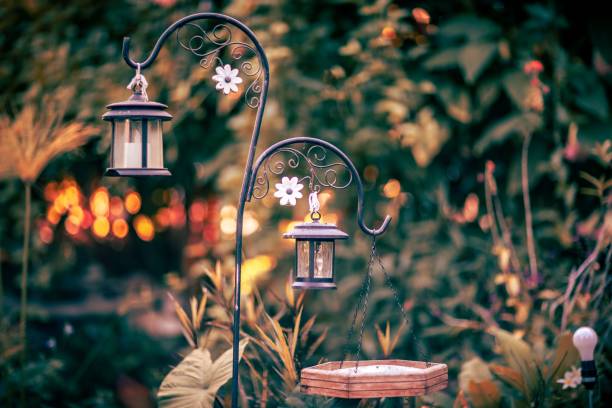 Solar-powered garden lights for sustainable outdoor landscape lighting in India