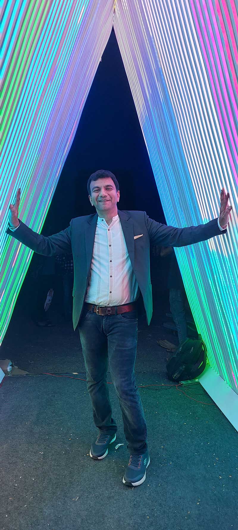 Ritesh shah at Urban Light Art Event
