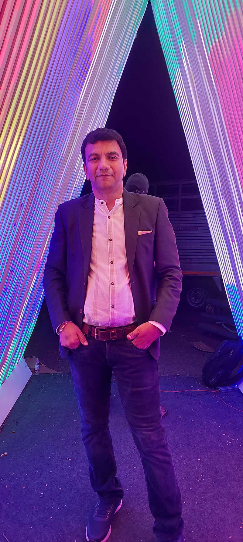 Ritesh shah at Urban Light Art Event